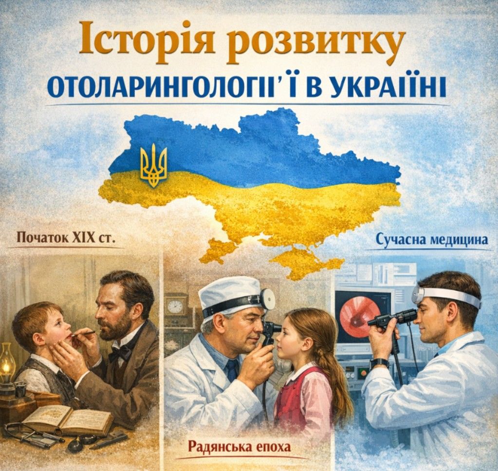 Історія розвитку отоларингології в Україні