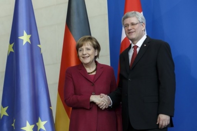 Меркель и Харпер в Оттаве обсудят роль России в украинском кризисе