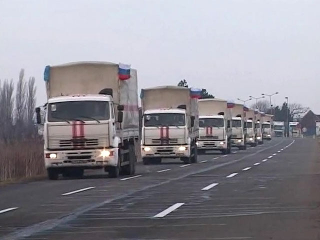 Новый путинский конвой для Донбасса уже пересекает границу с Украиной