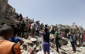 Штурмовик Су-25 российского производства скинул бомбу над Багдадом. Десятки погибших