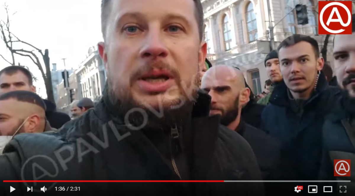 Билецкий ударил журналиста после неудобного вопроса под Радой: видео попало в Сеть
