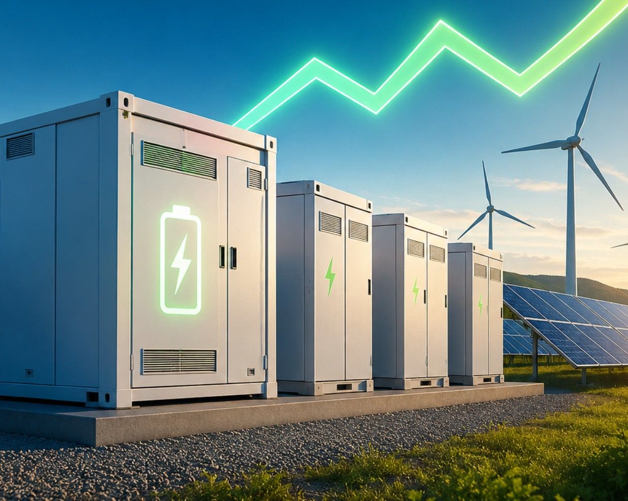Акумуляторні сховища зростуть у 17 разів до 2050 року