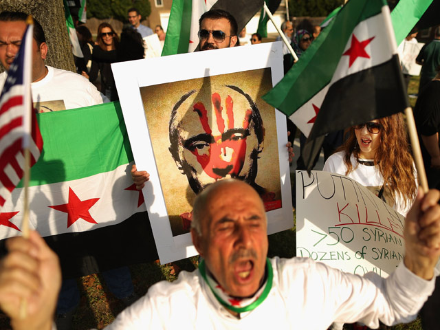 "Путин убивает сирийских детей": активисты в Вашингтоне призвали РФ убираться из Сирии