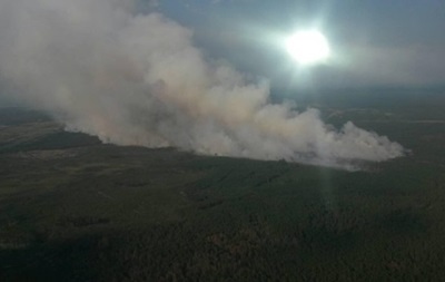 В Житомирской области в течение трех дней тушили пожар в "Полесском природном заповеднике"