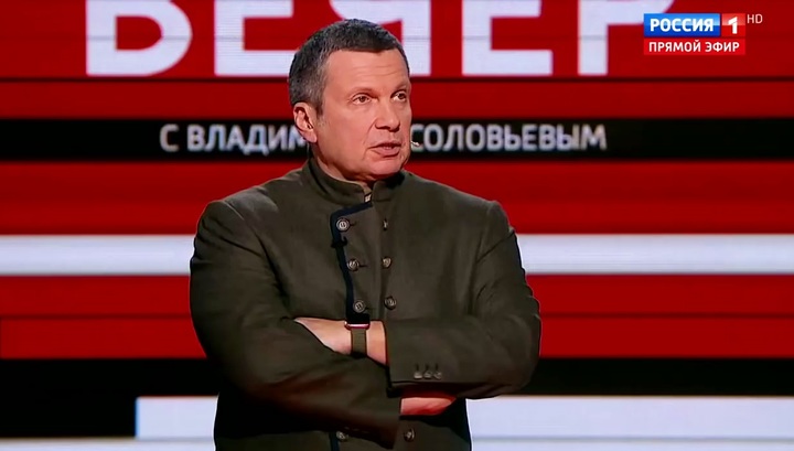 На "шоу" Соловьева пропагандисты разразились пугающими фейками об "отмене" русского языка в Украине