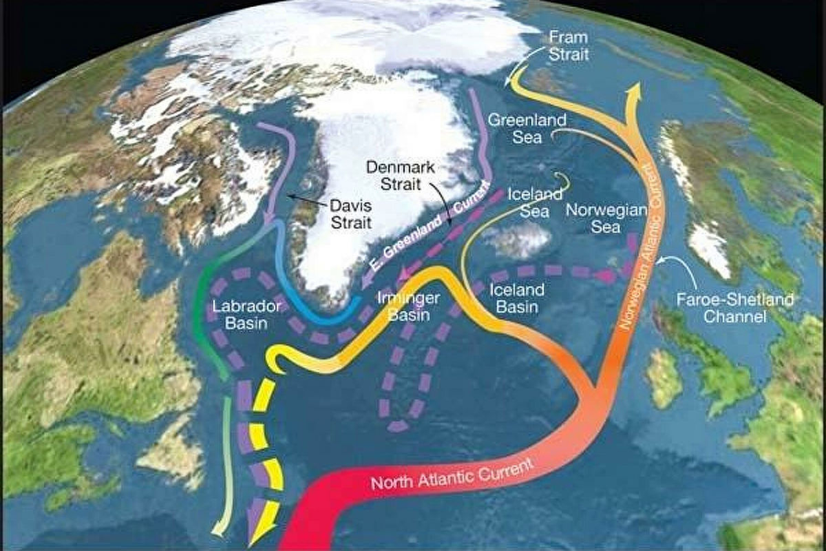 ​Гольфстрим теряет стабильность, движение масс воды в Атлантике близко к коллапсу - исследование
