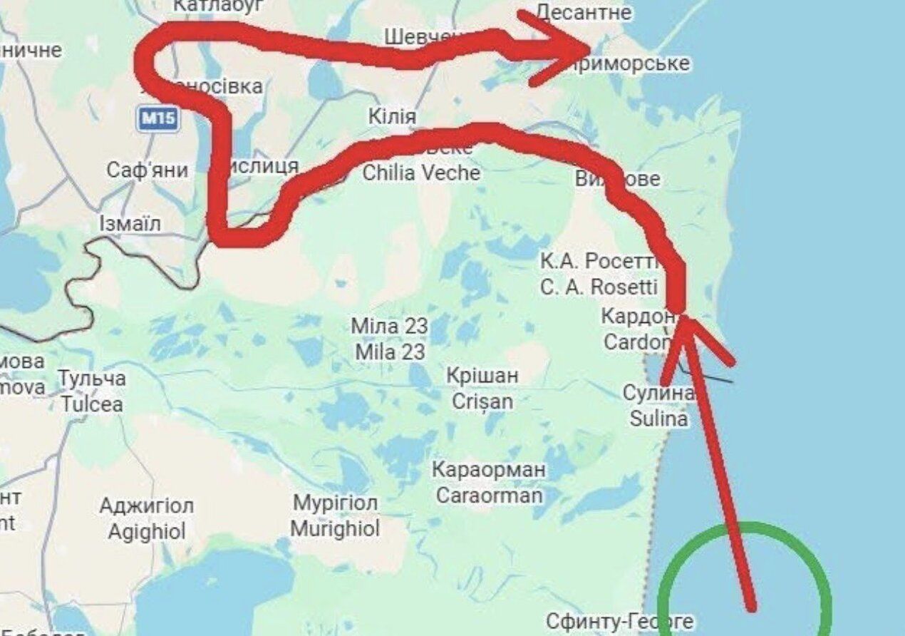 Российский "Шахед" без помех пролетел над Румынией, а потом пытался войти в небо Украины