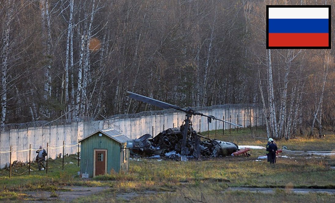 У РФ розбився гвинтокрил із військової бази: в уламках машини, що впала, знайшли обгоріле тіло – ЗМІ