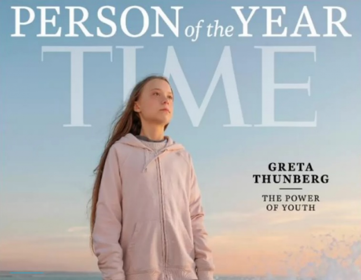 Журнал Time выбрал 16-летнюю Грету Тунберг "Человеком года" 