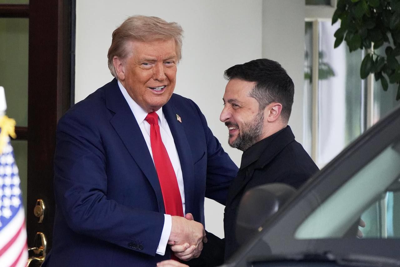 ​Трамп лично встретил Зеленского у Белого дома: первые заявления и кадры