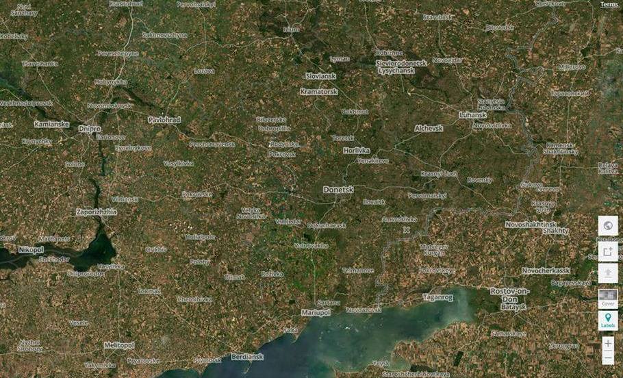 Оккупированные территории Украины уже визуально отслеживаются со спутника: “Л/ДНР” засняли с космоса - кадры вас удивят