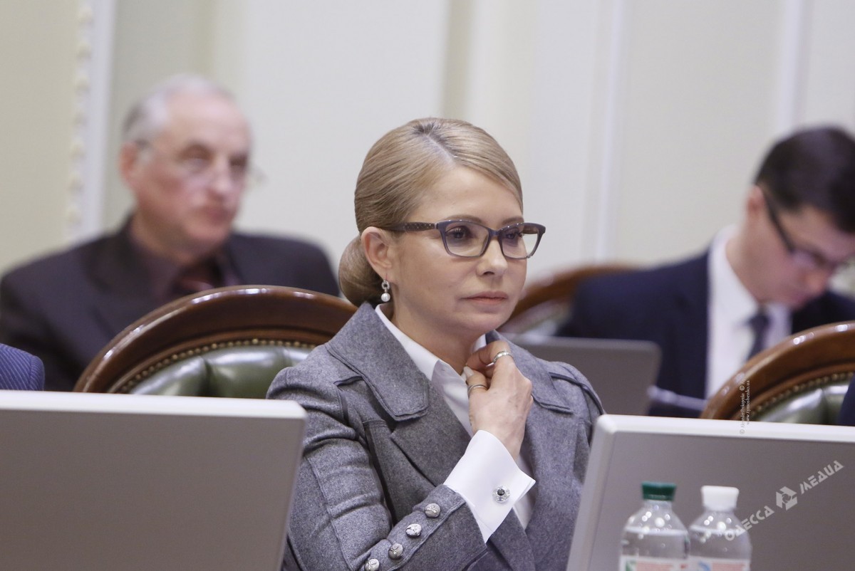Тимошенко в Верховной Раде открыто выступила против Порошенко