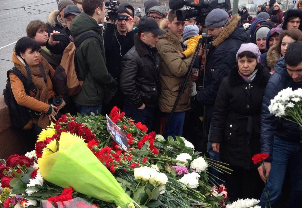 Шествие памяти Немцова в Москве завершилось