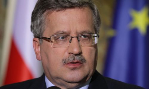 Коморовский: сотрудничество с РФ может быть после возвращения Крыма Украине и прекращения войны на Донбассе