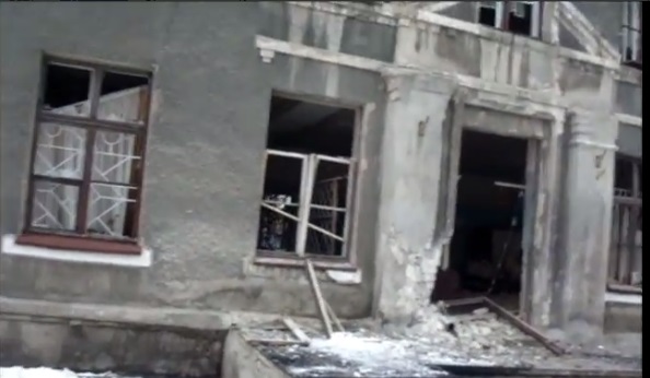Последствия обстрела Горловки 18 января: город в руинах