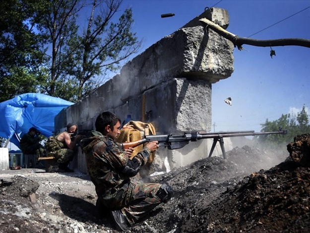 Боевики обстреливают позиции украинских военных из минометов, - пресс-центр АТО