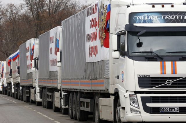 В Донбасс отправятся 60 автомобилей гуманитарного конвоя РФ