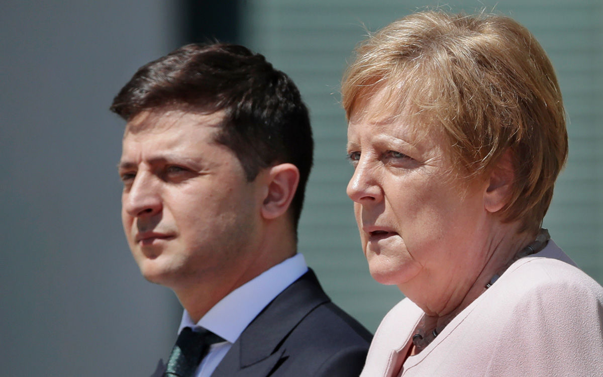 Зеленский и Меркель сделали заявления о Донбассе и "Северном потоке - 2" после переговоров в Берлине