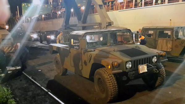 Байден сдержал обещание: сотня американских «Humvee» прибыла в Одессу