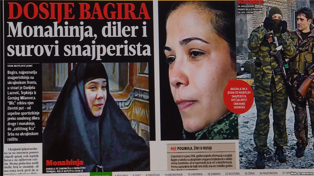 Аферист "сосватал" в "ДНР" наркоманку: кем на самом деле является донецкая "монахиня" из Сербии "Багира", - видео