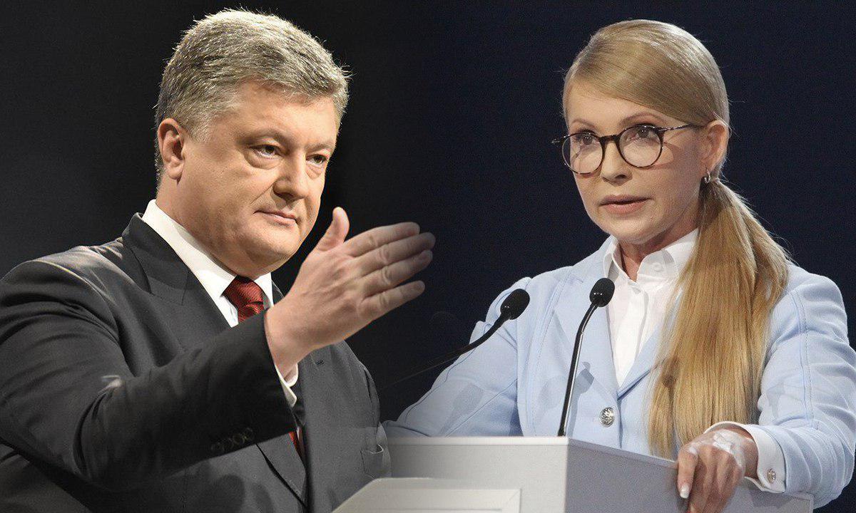 Тимошенко проигрывает Порошенко в президентских опросах за январь, но их обогнал другой кандидат