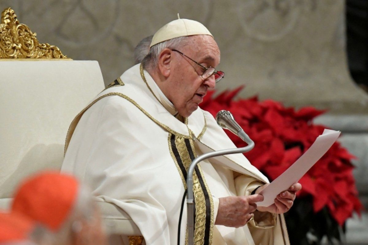 ​Папа Римский назвал россиян "наследниками большой России и Петра" – в МИД Украины и УГКЦ дали комментарий