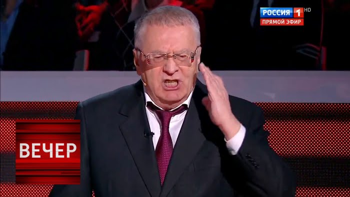 "Европа - это гниль, гадость! Ее нужно уничтожить!" - Жириновский устроил жуткий скандал в прямом эфире российского ТВ. Опубликовано гневное видео