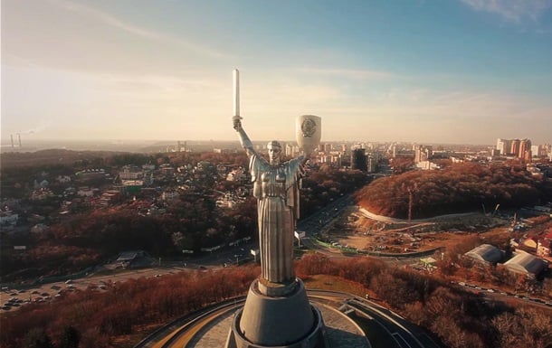 Как выглядит Киев с высоты полета дрона