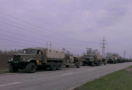 Под Донецком замечены три колонны военной техники, - ОБСЕ