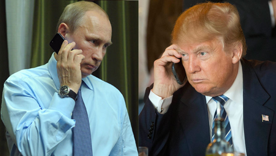 ​Путин в экстазе - Трамп общался с ним по телефону целый час: появилась информация, о чем так долго "секретничали" президенты