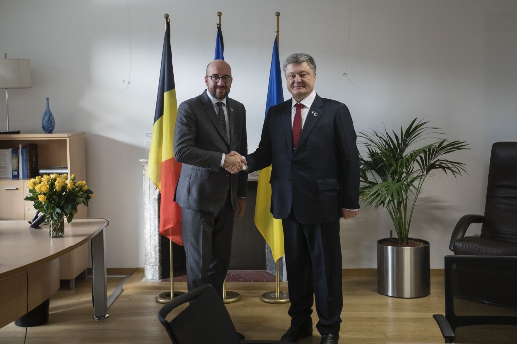 Премьер-министр Бельгии на встрече поддержал идею Порошенко по развертывание миротворческой Миссии ООН на Донбассе - АП