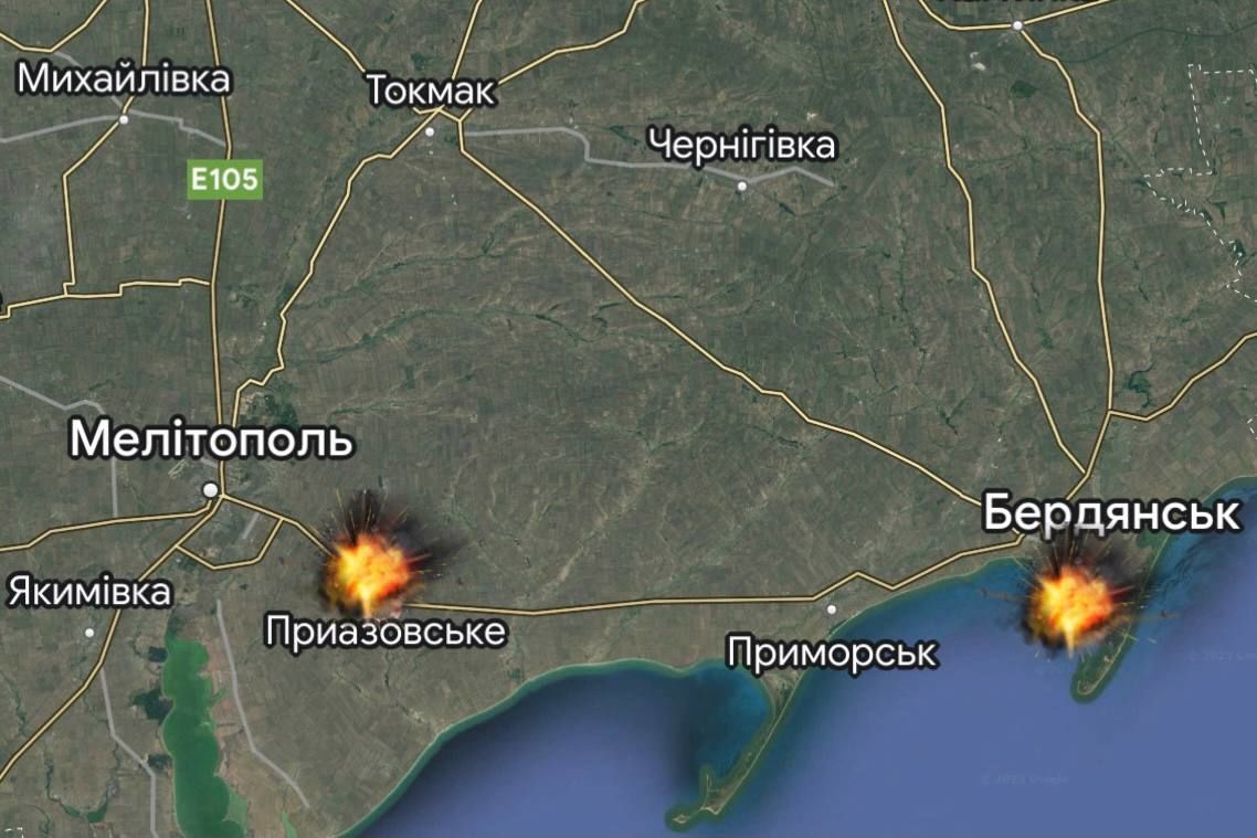 ​"Жаркие" дни у армии Путина под Бердянском и Мелитополем: оккупанты лишились складов, позиций и Су-25