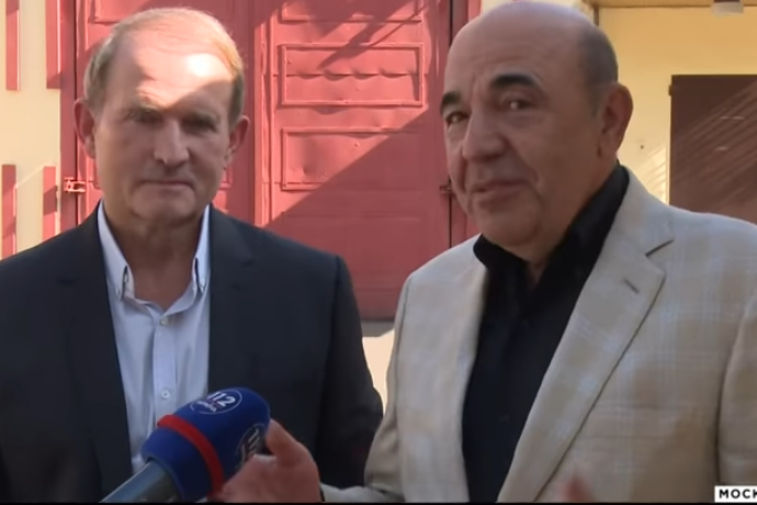 Медведчук и Рабинович с криками разогнали российские каналы: "Только 112 может снимать"