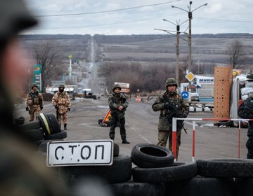СНБО: батальон Нацгвардии попал в засаду возле Станицы Луганской
