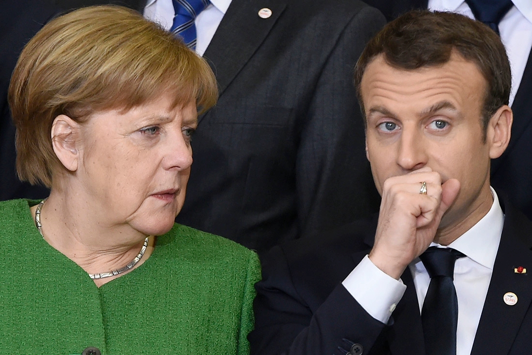 Меркель и Макрон сильно поругались накануне "нормандской" встречи: СМИ узнали подробности