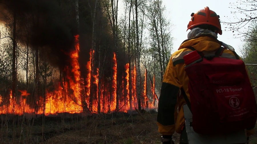 Пожары в Якутии: огонь приблизился к крупному нефтехранилищу в Сангаре