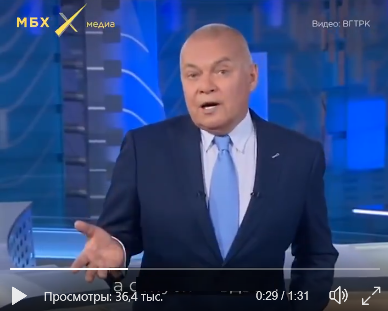 Киселев пугает россиян ситуацией в Украине, требуя "замолчать": видео просьбы возмутило жителей РФ 