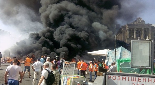 После событий на Майдане три человека попали в больницу