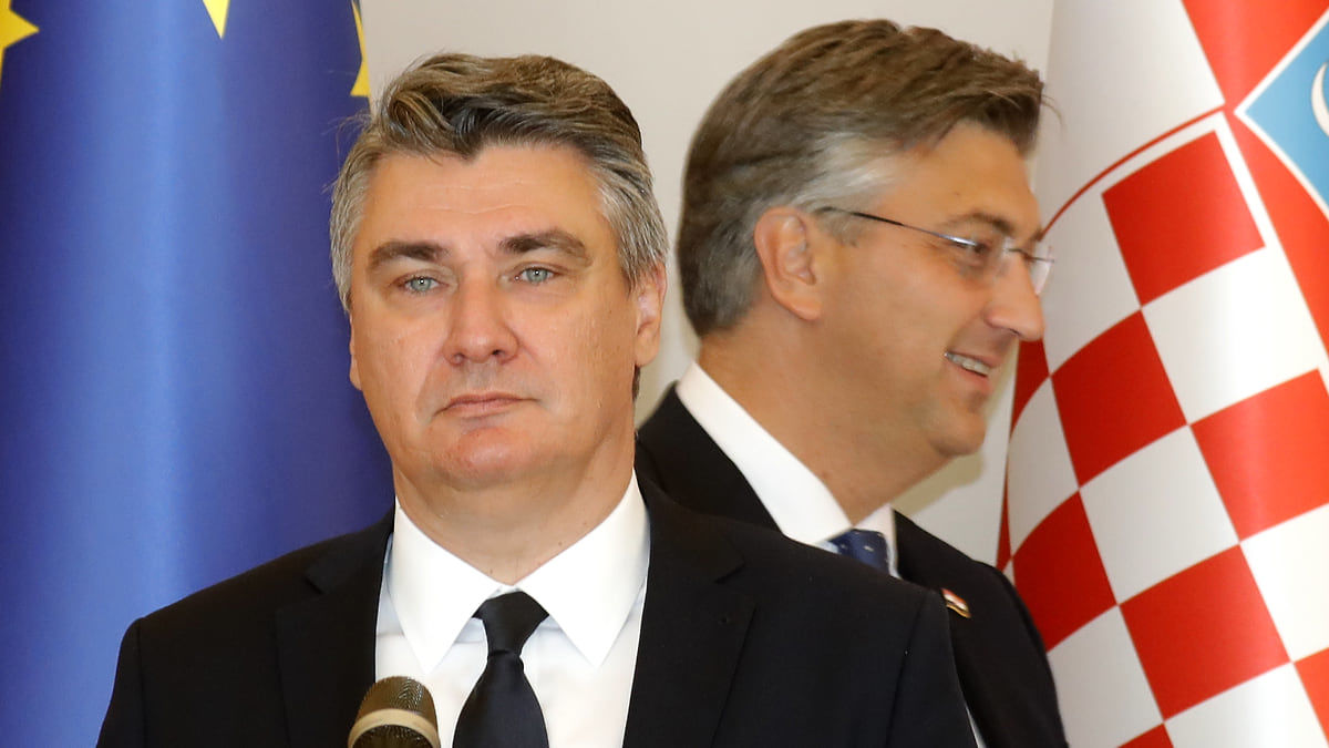 "За якою філософією чи логікою це відбувається", – прем'єр Хорватії Пленкович "накинувся" на проросійського президента Мілановича