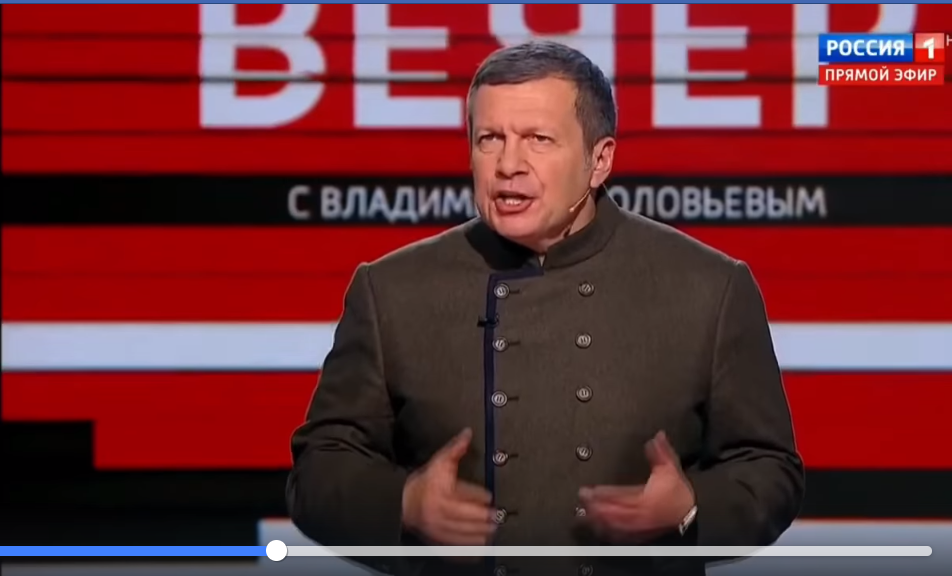 Соловьева начало трясти в прямом эфире после видео Янины Соколовой - кадры