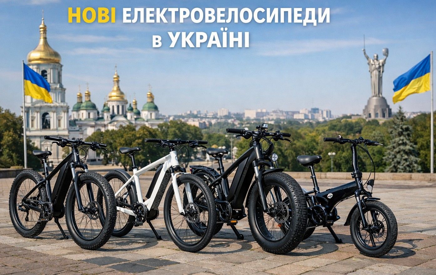 Нові електровелосипеди в Україні 