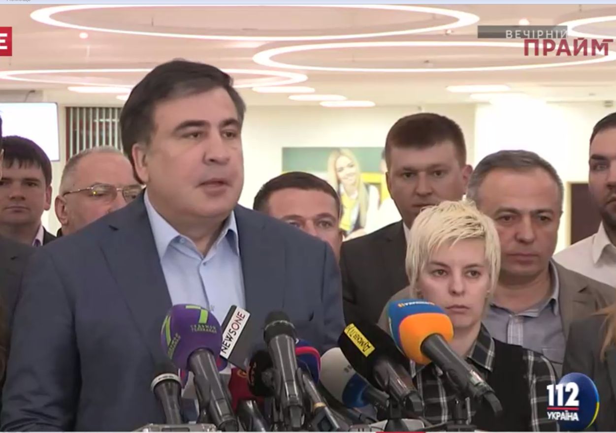 Саакашвили: Проблема не только в Яценюке — проблема в подходе Порошенко к процессам внутри Украины