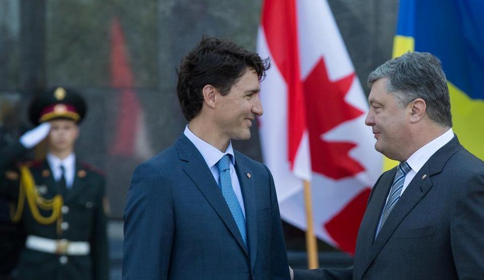 Порошенко - Трюдо: вместе мы сможем положить конец российской агрессии и восстановить суверенитет Украины