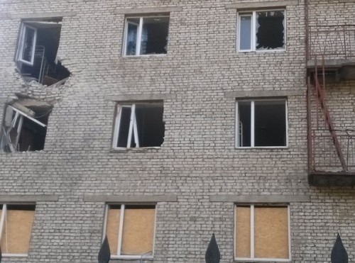 Луганский медуниверситет после боевых действий: Фото