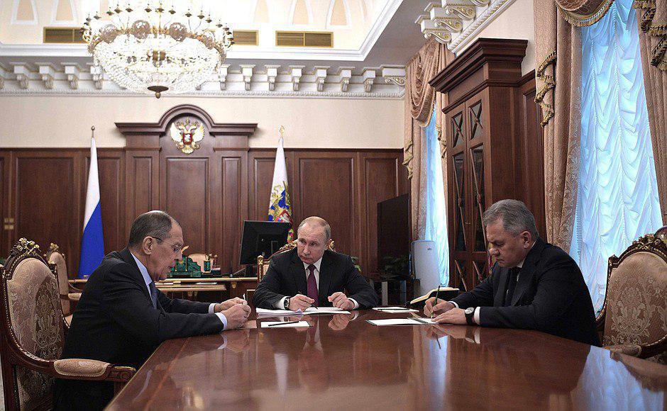 Россия официально разрывает ракетный договор с США: детали важной встречи Путина с Шойгу и Лавровым - кадры 