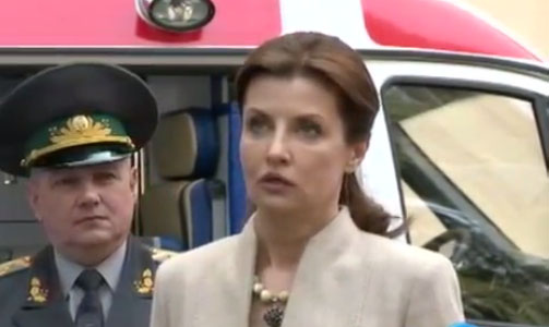 ​Марина Порошенко посетила раненых бойцов в военном госпитале