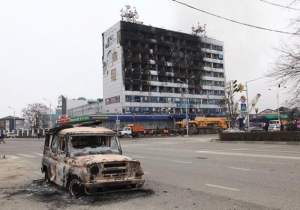 Кадыров обещает восстановить поврежденный во время теракта Дом печати в Грозном к концу декабря