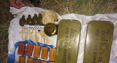 СБУ обнаружила в Киеве тайник с гранатами и взрывчаткой