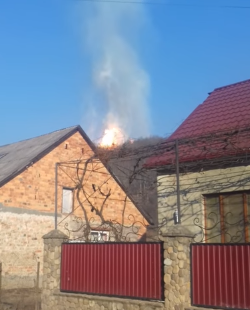 Взрыв газопровода на Закарпатье. На месте ЧП идут спасательные работы