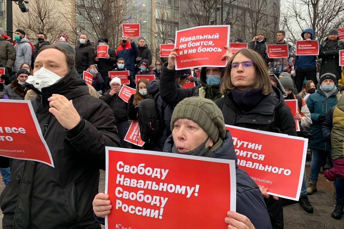 ​Массовые протесты 31 января: Дальний Восток России "восстал" за Навального, уже более 90 задержанных